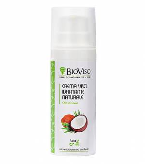 crema viso idratante naturale olio di cocco